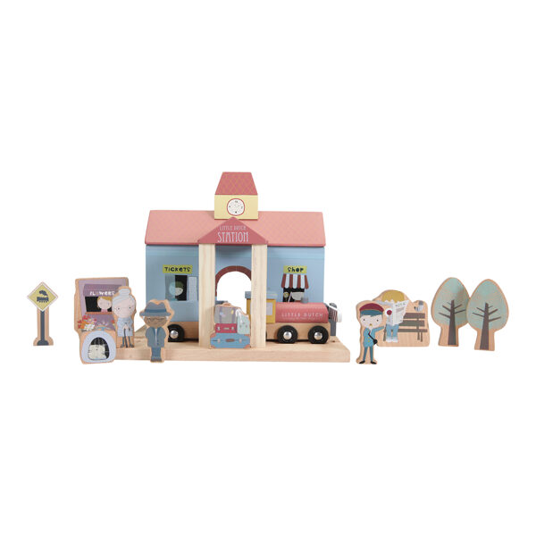 LITTLE DUTCH Dzelzceļa vilciena papildinājums – STACIJA