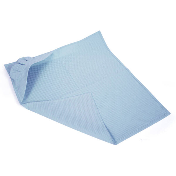 Cotton hooded towel | Light blue