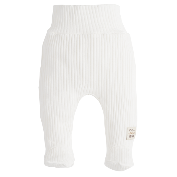 Pants with feet, white | Natural Harmony (Sizes: 56., 62., 68.)