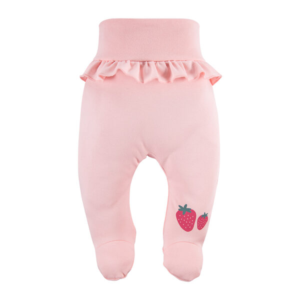 Pants with feet | Strawberry Love (Sizes: 56., 62., 68.)