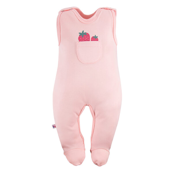 Romper without sleeves | Strawberry Love (Sizes: 56., 62., 68.)
