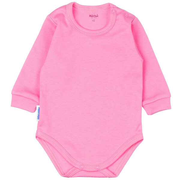 Bodysuit, fuchsia pink (Sizes: 56., 62., 68., 74. 80.)