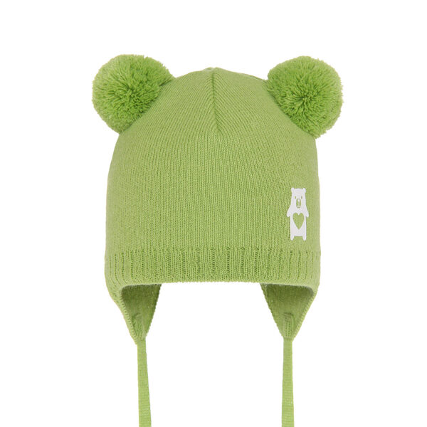 Spring/ autumn hat, BARNEY | Green (Size: 3-6 months, 9-12 months)
