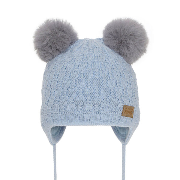Winter hat ENZO| Light Blue (Size: 3-6 months)