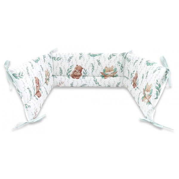 Cot protector, 180x30cm | FOREST ANIMALS