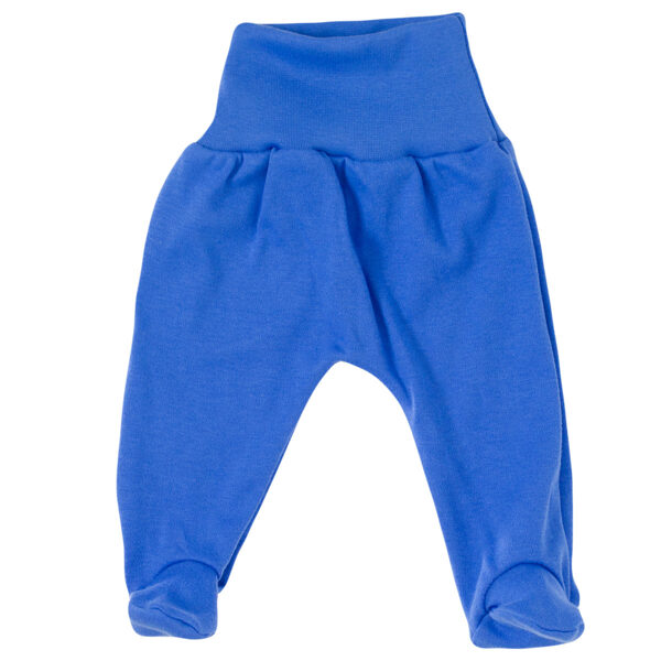 Pants with feet, cornflower blue (Sizes: 68., 74.)