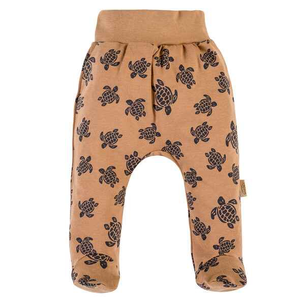 Pants with feet, brown | SLOW LIFE (Sizes: 68., 74.)