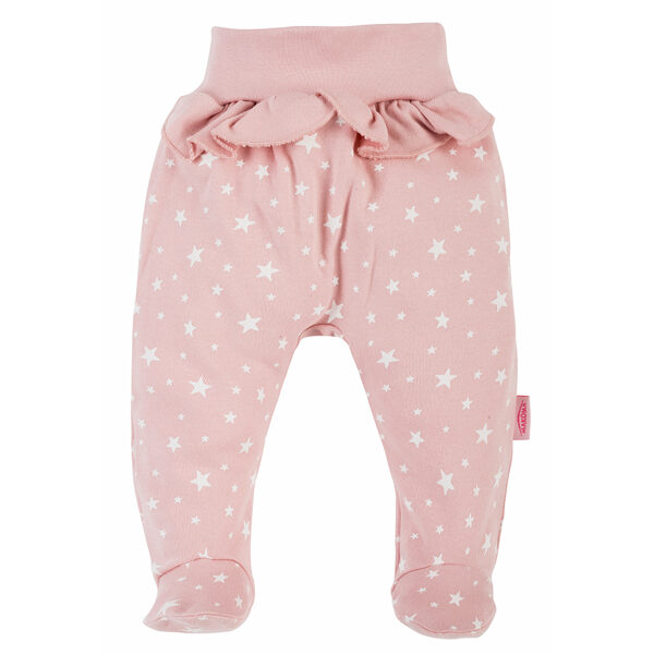 Pants with feet, pink | STARS (Sizes: 74.)