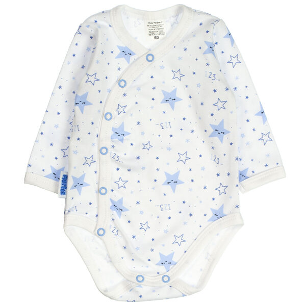 Bodysuit, Stars, blue (Sizes: 68.)