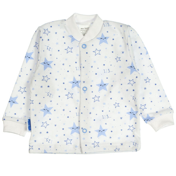 Jacket, stars / blue (Sizes: 62., 68.)