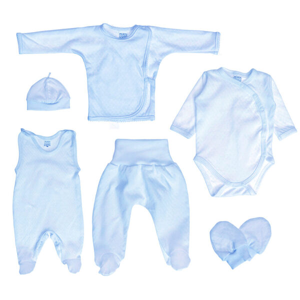 6-piece set, blue (Sizes: 56., 62.)