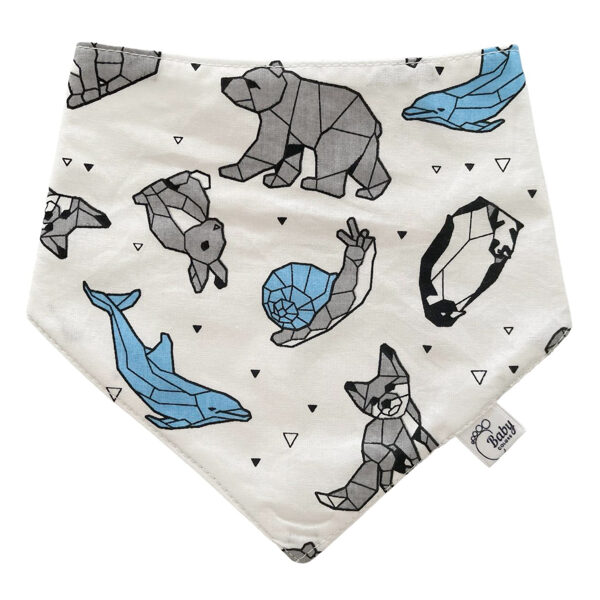 Bandana Dribble Bib, Origami