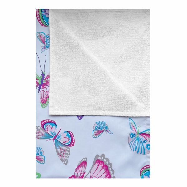  Waterproof Diaper Changing Pad, Butterflies on white background