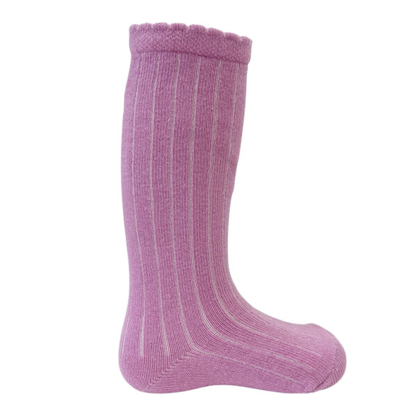 Long socks, violet