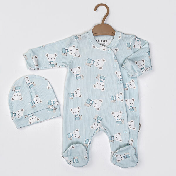 Sleepsuit + baby's hat (Sizes: 56., 62., 68., 74.)