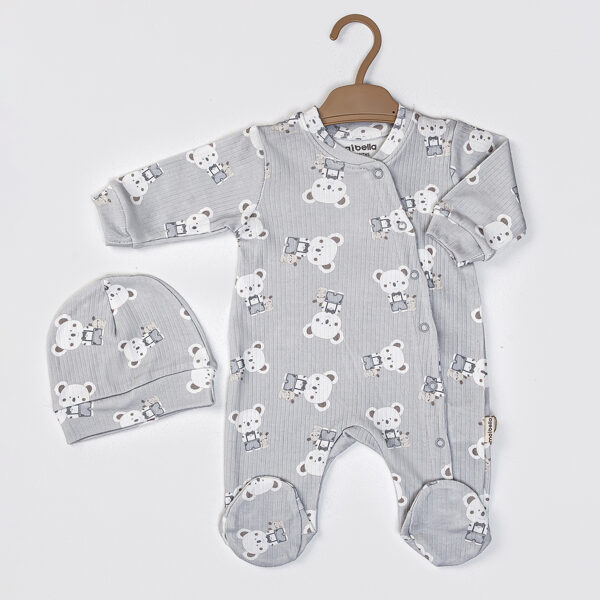 Sleepsuit + baby's hat (Sizes: 56., 62., 68., 74.)