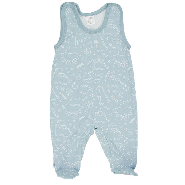 Romper without sleeves, blue | Dino (Sizes: 56., 62., 68.)