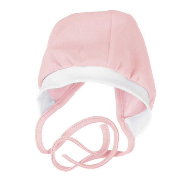 First hat, powder pink (Sizes: 62., 68.)