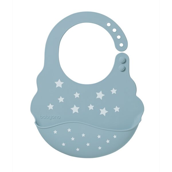 Silicone bib with adjustable clasp | STARS