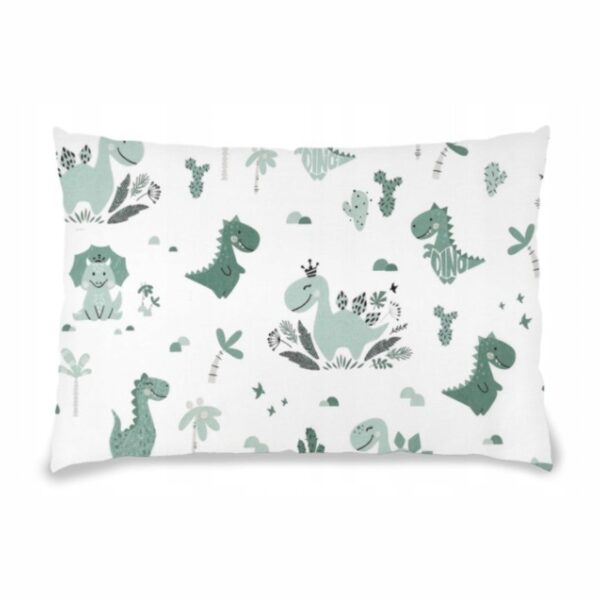 Pillowcase 40x60cm | DINO, green