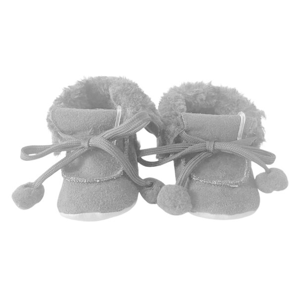 Baby slippers, grey