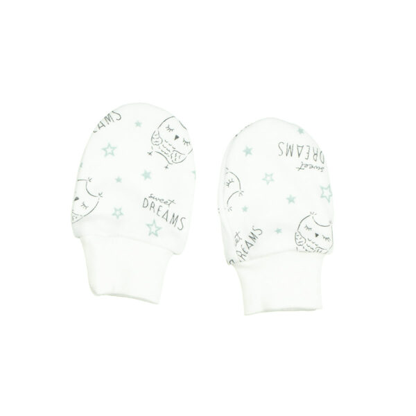 Mittens, white, Owls
