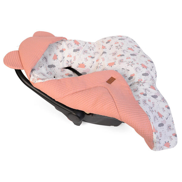 Universal sleeping bag, Pink/ RAINBOW