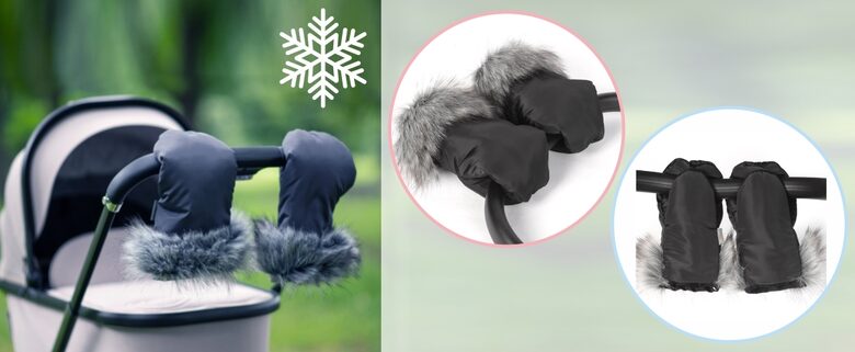 Stroller accessories for winter – hand muffs, sleeping bags, blankets